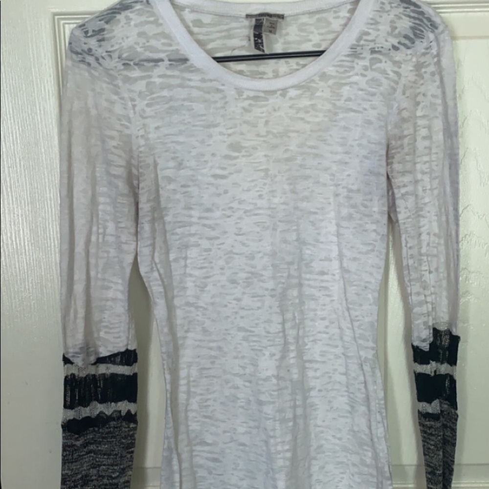 Burnout long sleeve top